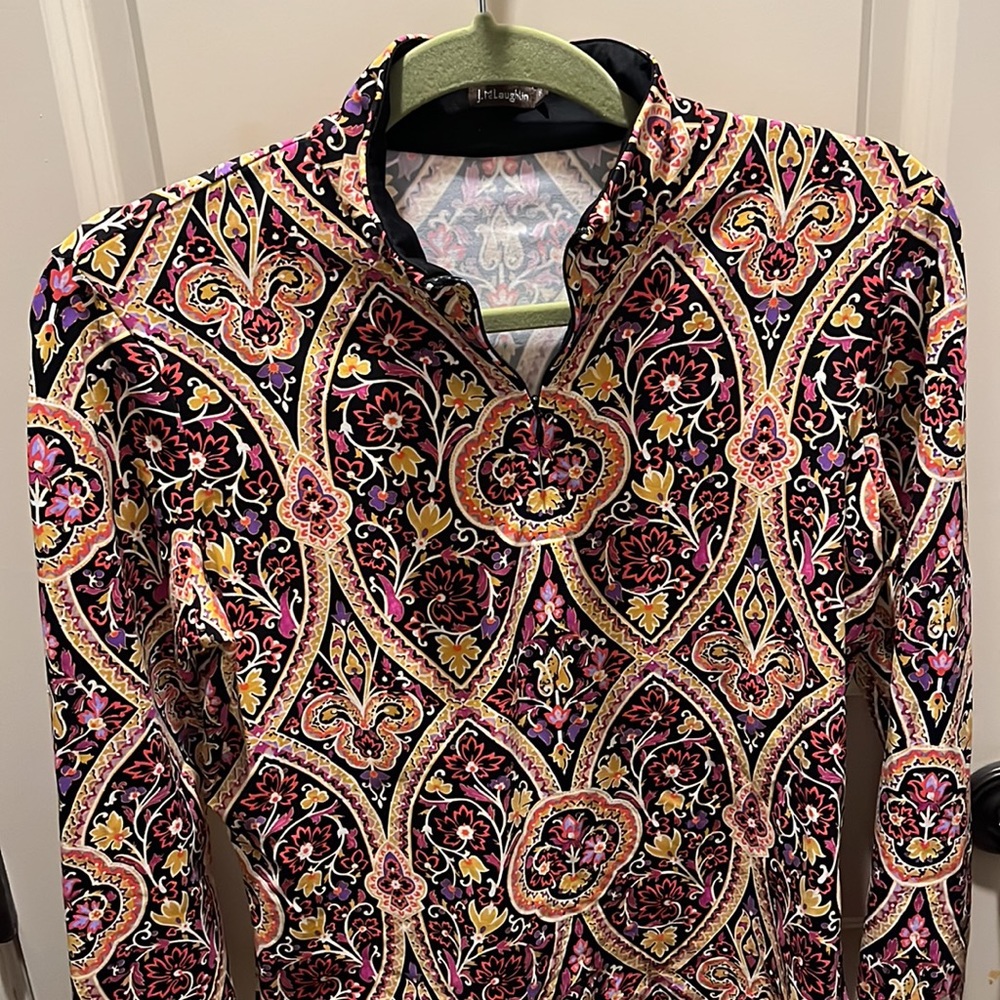 J. McLaughlin Bedford Quarter Zip Pullover, Size M